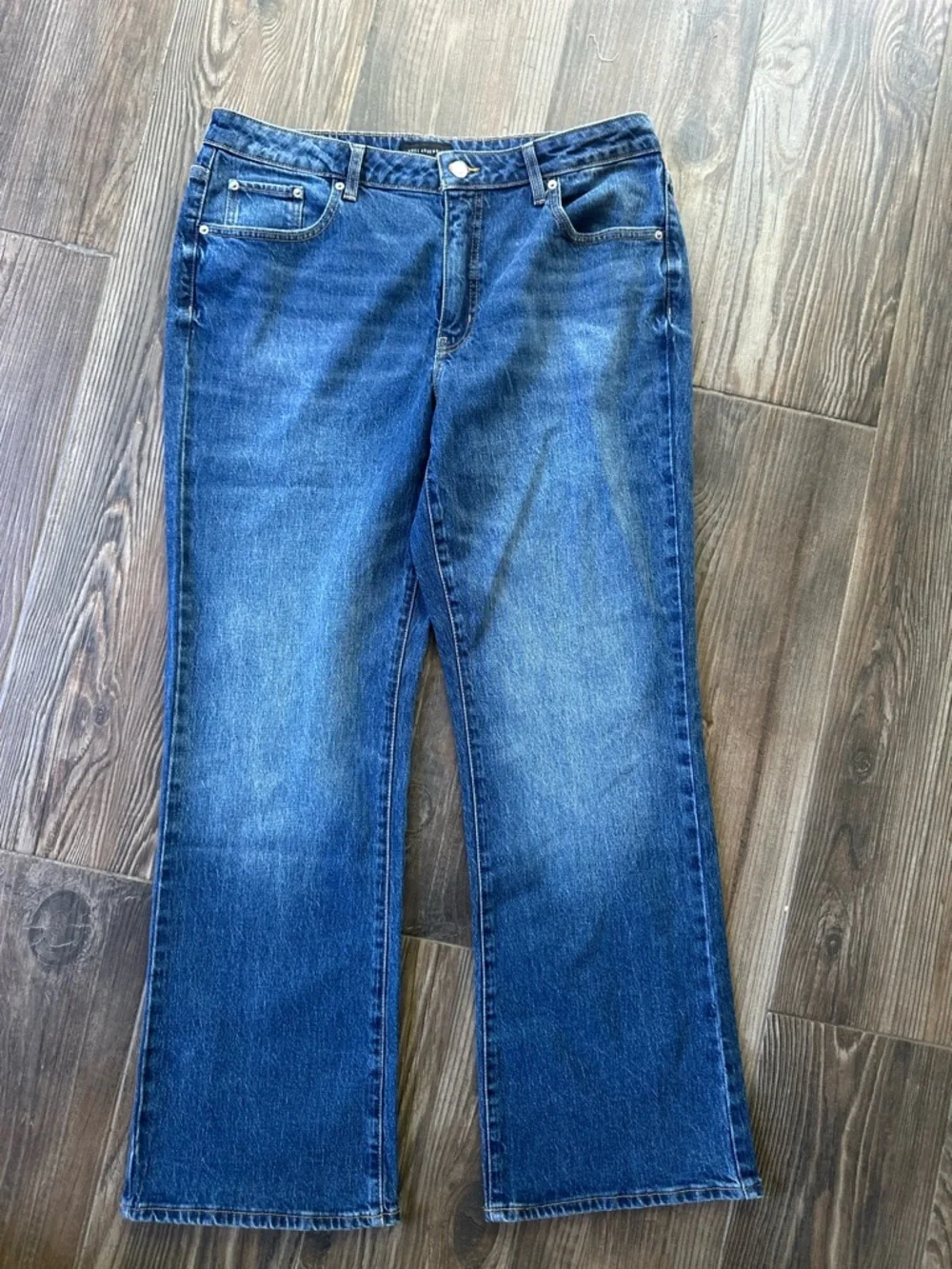Free Assembly Mid Rise Bootcut Jeans - Blue - Picture 12 of 13